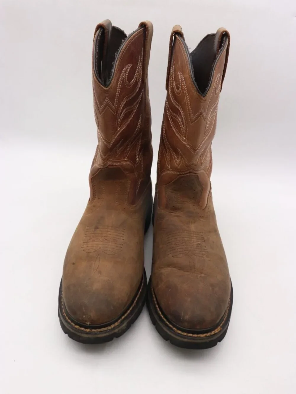 Cody James Mustang Men's Size 10 D Soft Toe Waterproof Boot Brown Leather